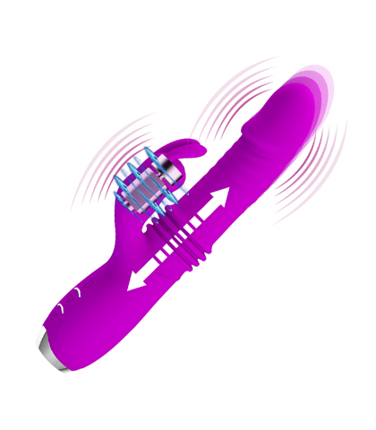 Zeka vibrator sa dodatkom za klitoris